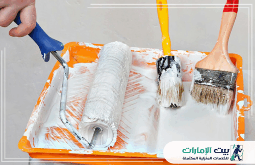الجودة تبدأ من الأدوات! نوفر خدمة دهانات وصباغة متكاملة في الشارقة باستخدام أفضل الفرش والرولات. سواء كنت تحتاج صبغ فيلا أو شقة، خبرتنا تضمن لك نتيجة مثالية. تواصل مع صباغ في الشارقة من شركة بيت الإمارات 0509783583.